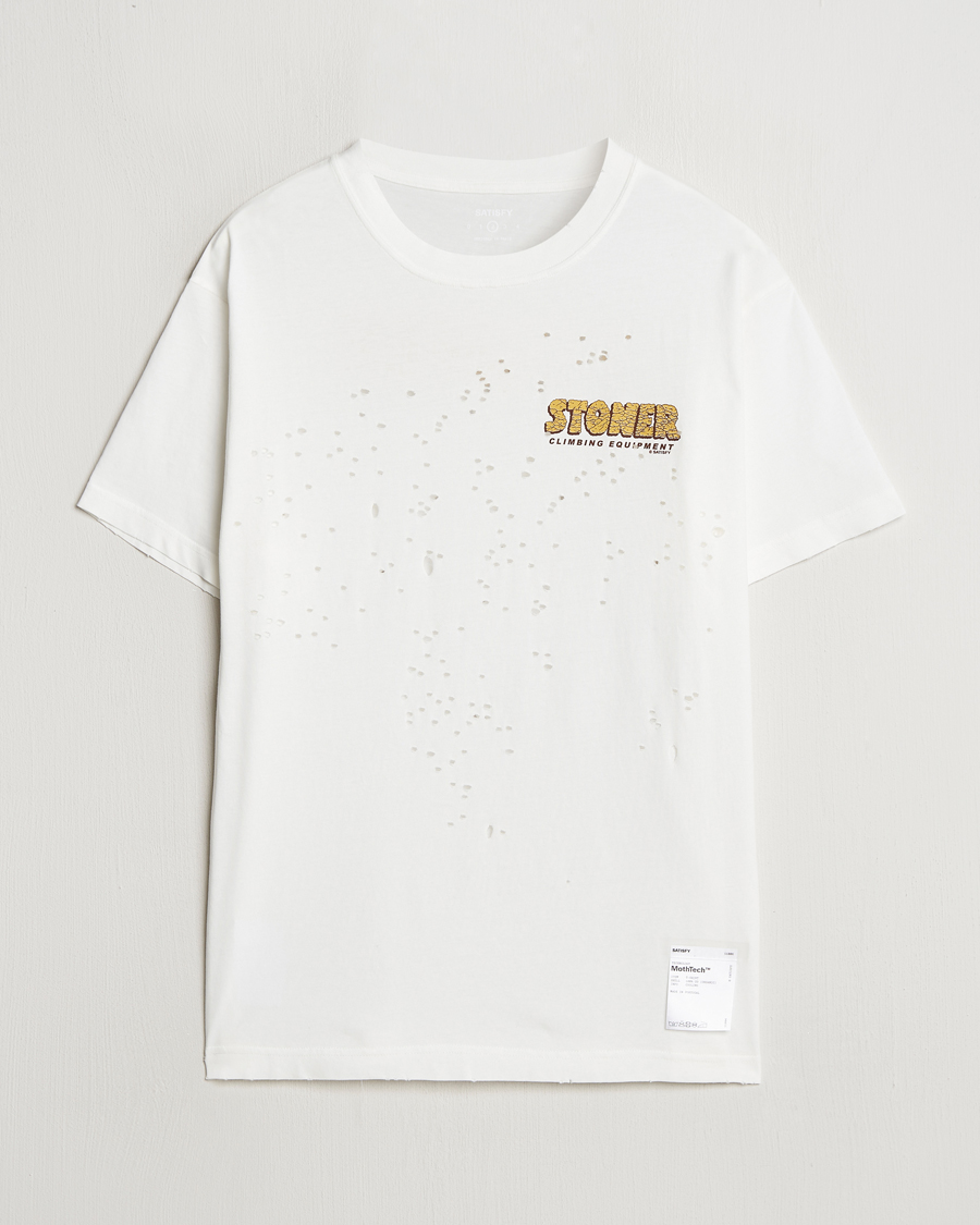 Herren | T-Shirts | Satisfy | Stoner MothTech T-Shirt Off White