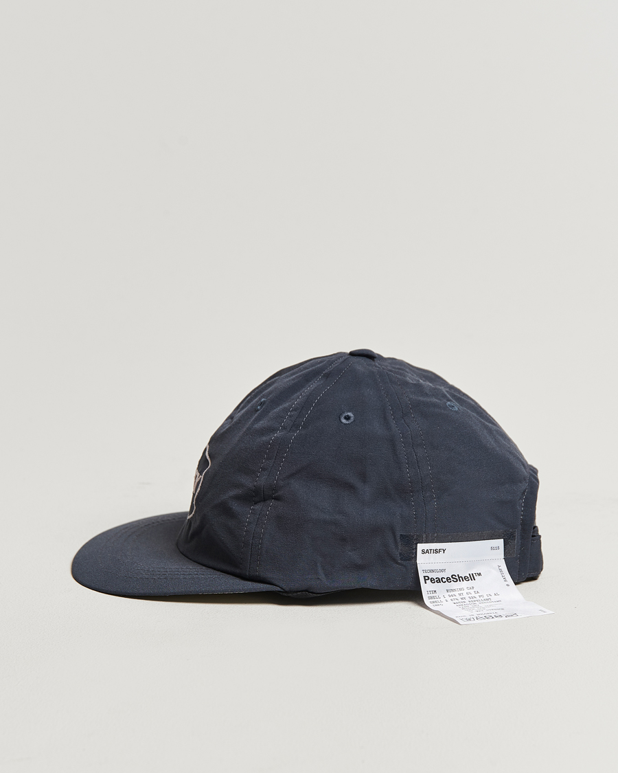 Herren | Satisfy PeaceShell Running Cap Charcoal | Satisfy | PeaceShell Running Cap Charcoal