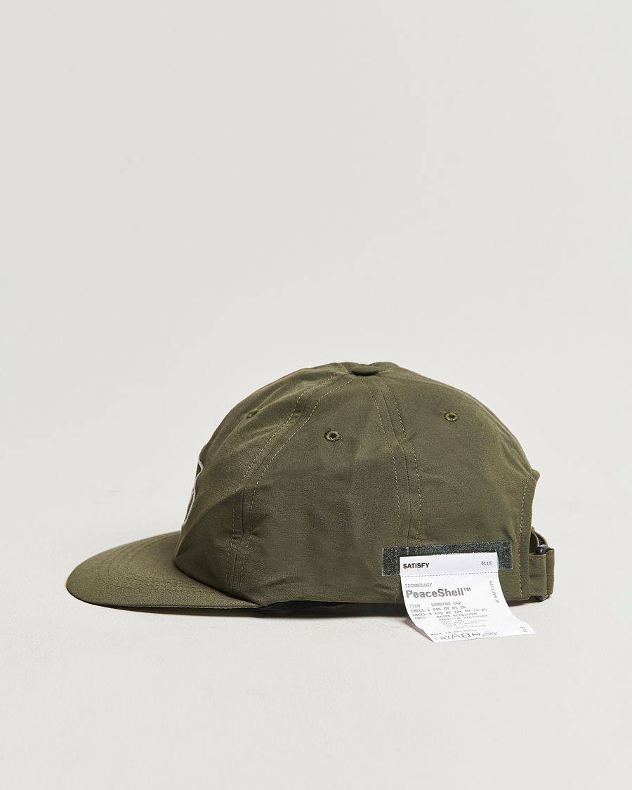 Herren | Satisfy PeaceShell Running Cap Olive | Satisfy | PeaceShell Running Cap Olive