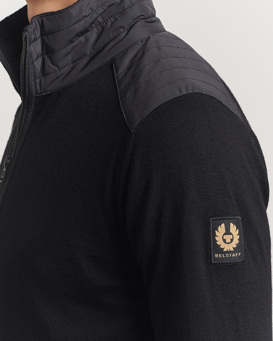 Herren | Pullover | Belstaff | Kilmington Quarter Zip Jumper Black