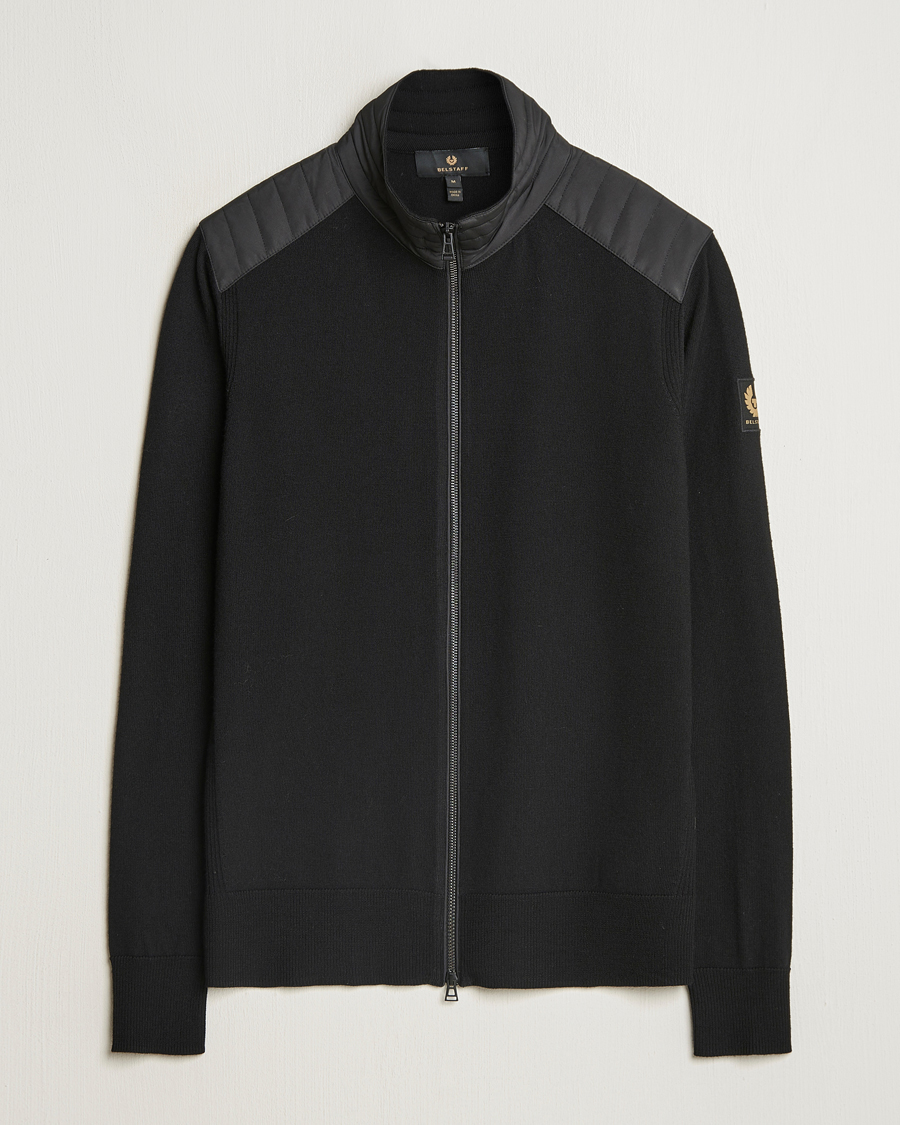Herren | Pullover | Belstaff | Kelby Zip Cardigan Black