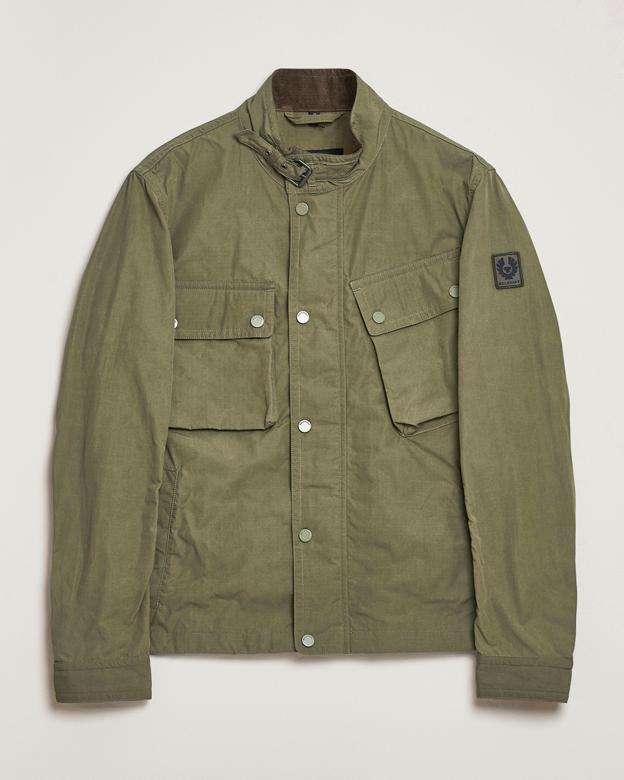 Herren | Jacken | Belstaff | Service Racemaster Ripstop Jacket Surplus Green