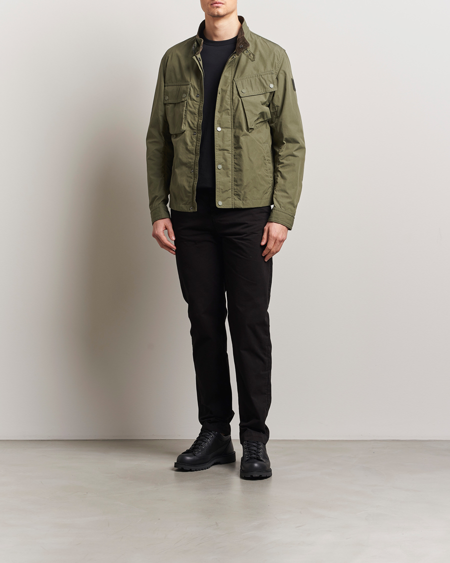 Herren | Jacken | Belstaff | Service Racemaster Ripstop Jacket Surplus Green