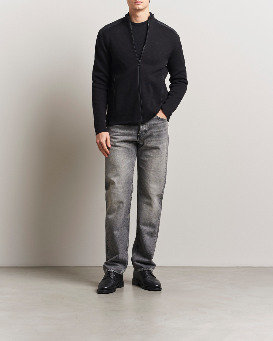 Herren | Pullover | Belstaff | Verge Zip Cardigan BLACK
