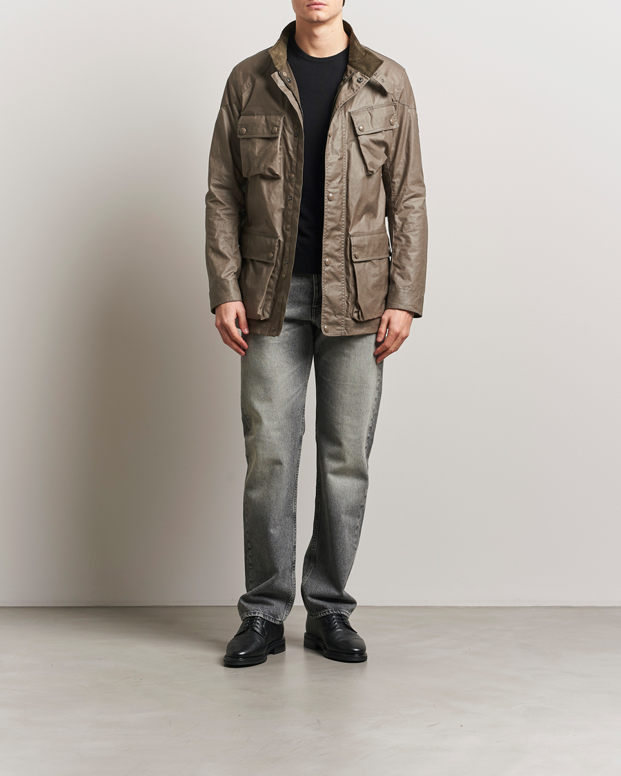 Herren | Jacken | Belstaff | Trailmaster Waxed Jacket Dark Pumice