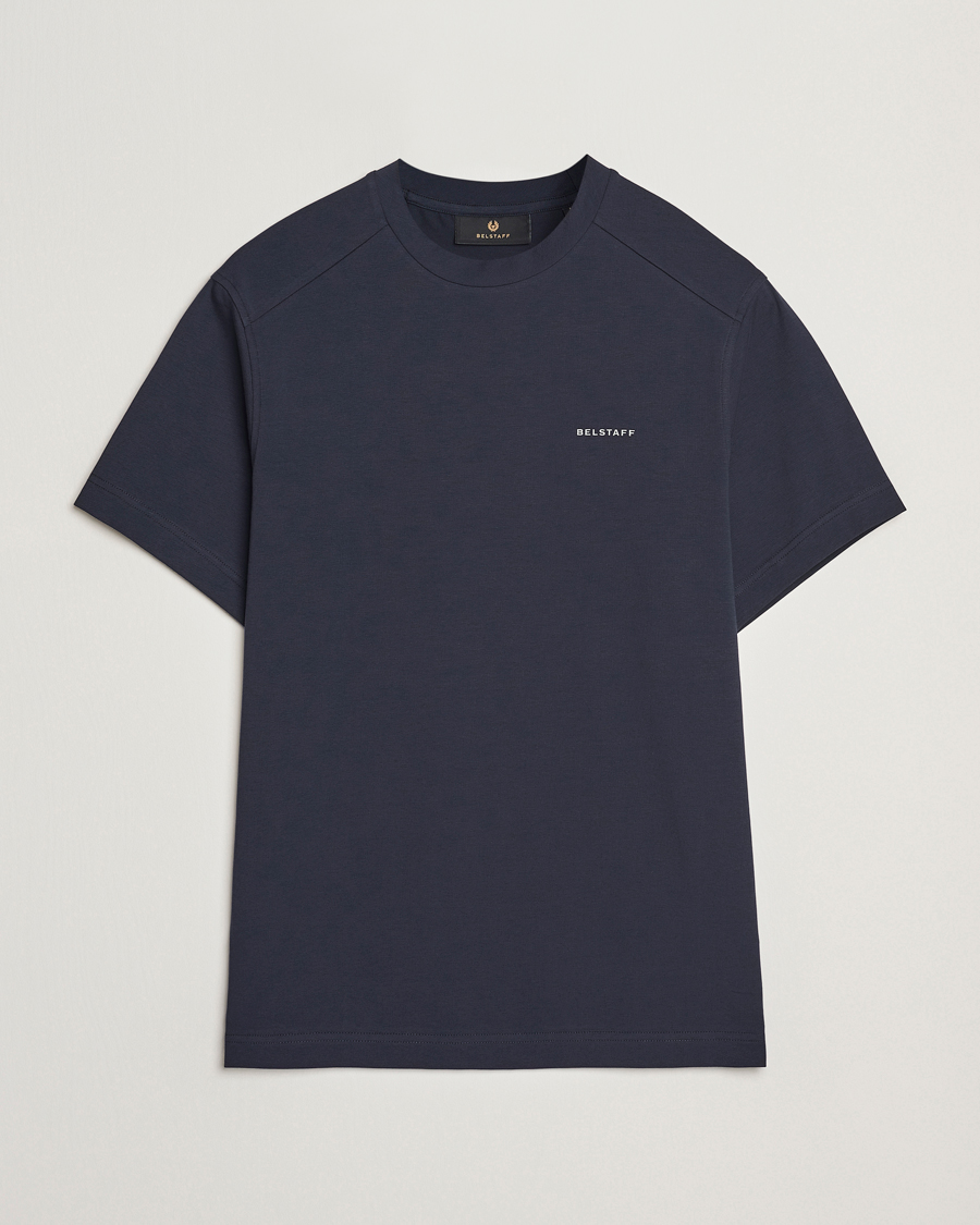 Herren | T-Shirts | Belstaff | Alloy Cotton T-Shirt Navy