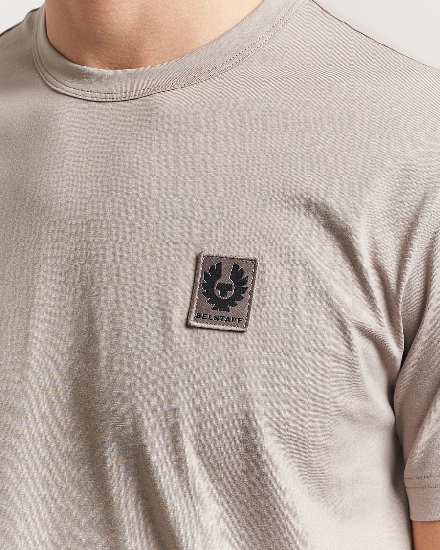 Herren | T-Shirts | Belstaff | Cotton Logo T-Shirt Pumice
