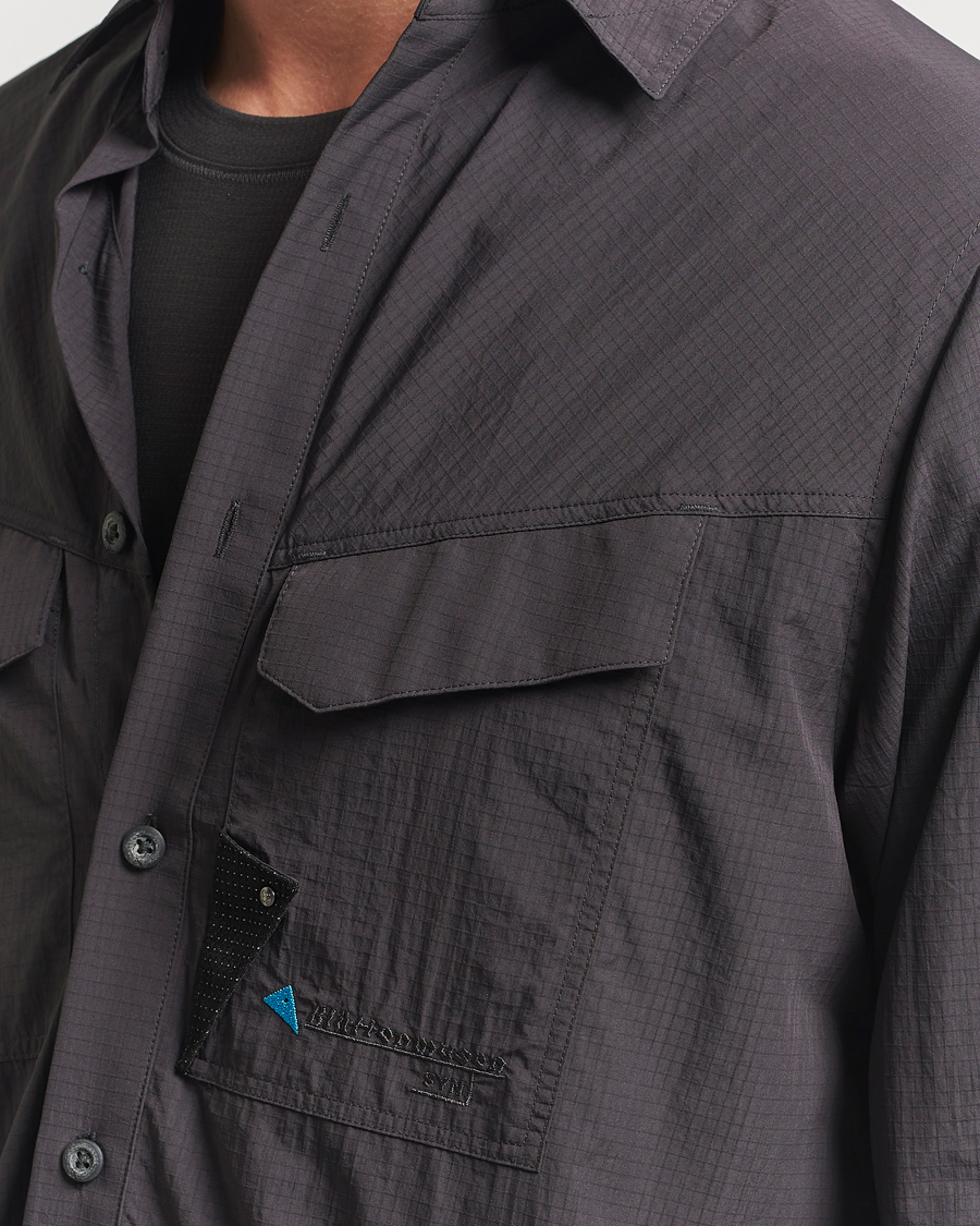 Herren | Hemden | Klättermusen | Syn Long Sleeve Function Shirt Raven