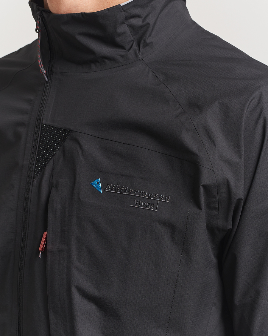 Herren | Hemden | Klättermusen | Vidre Zip Short Sleeve Shirt Black