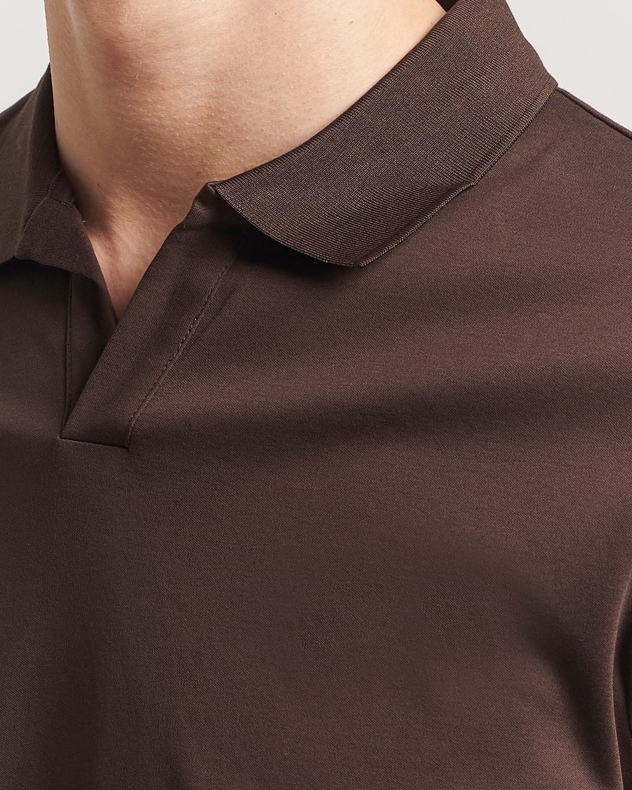 Herren | Poloshirts | NN07 | Paul Mercerized Polo Demitasse Brown