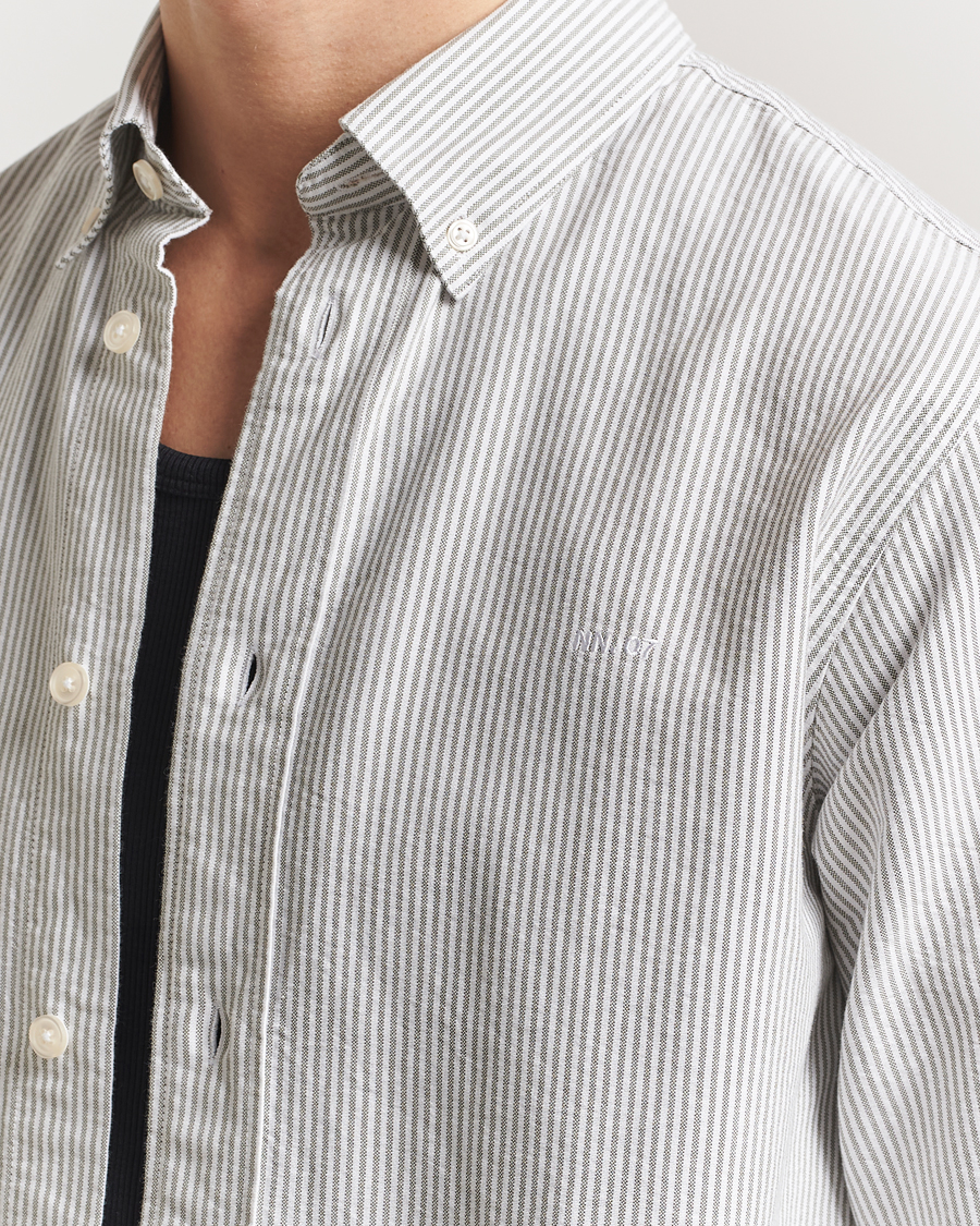 Herren | Hemden | NN07 | Colby Oxford Shirt Green/White