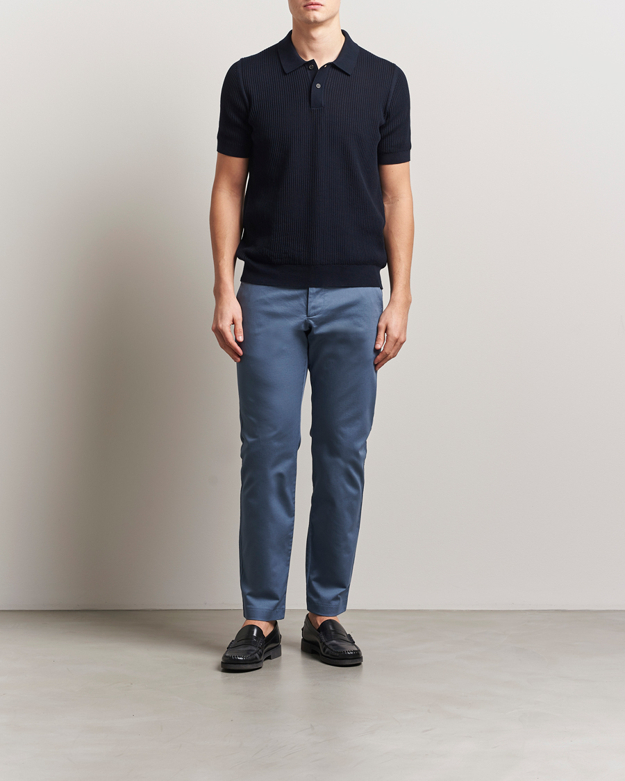 Herren | Hosen | NN07 | Theo Regular Fit Stretch Chinos Bering Blue