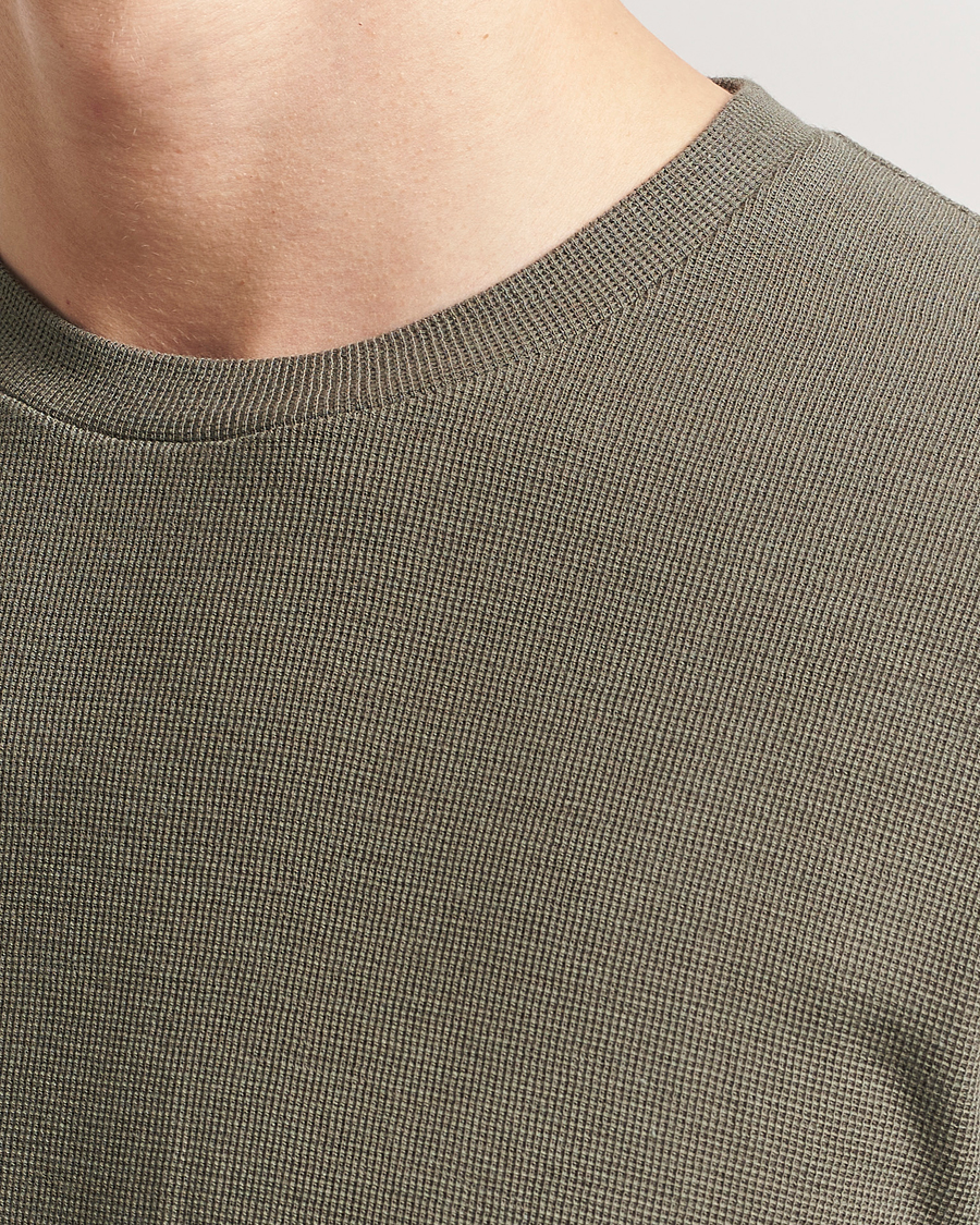 Herren | T-Shirts | NN07 | Clive Crew Neck T-Shirt Capers Green