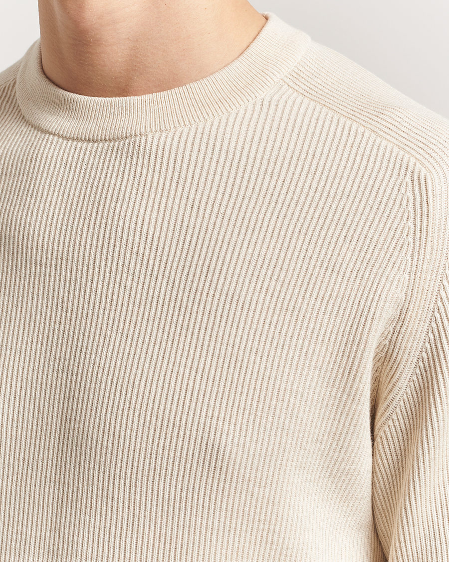 Herren | Pullover | NN07 | Kevin Cotton Knitted Sweater Ivory