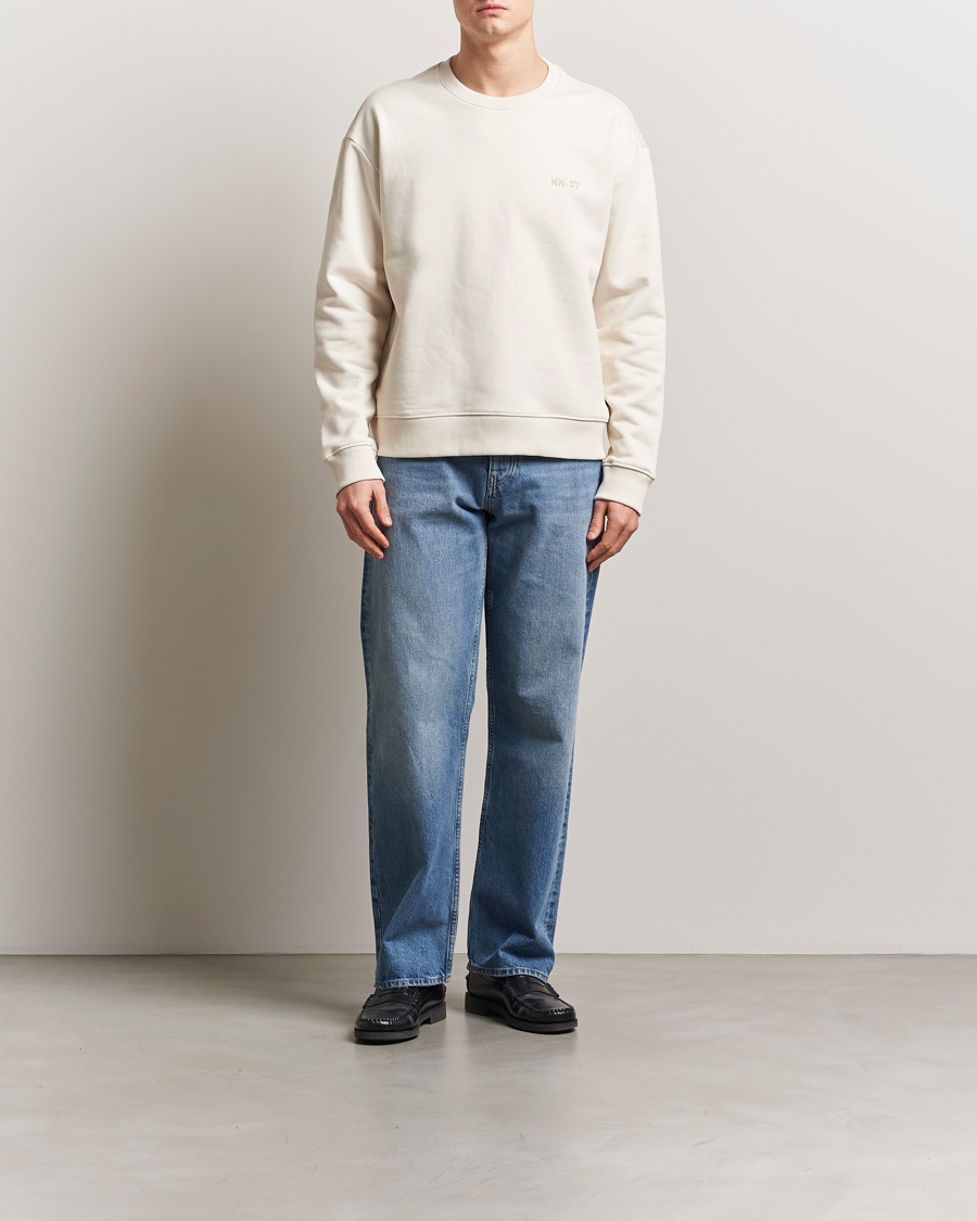 Herren | Pullover | NN07 | David Crew Neck Sweatshirt Ivory