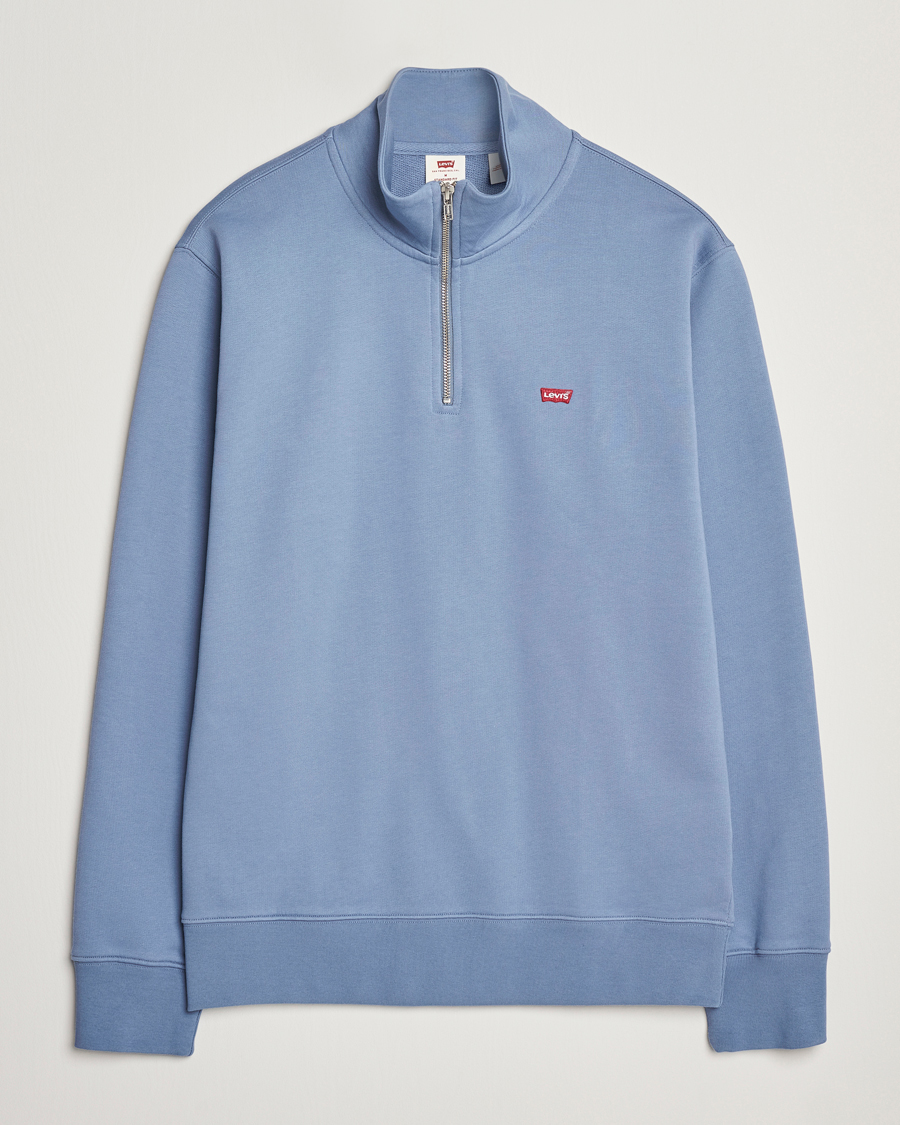 Herren | Pullover | Levi's | Original Half Zip Sweater Vintage Indigo