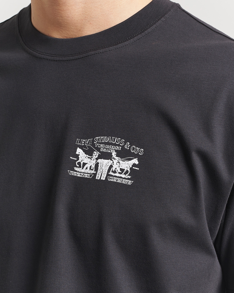 Herren | T-Shirts | Levi's | Vintage Fit Printed Crew Neck T-Shirt Jet Black