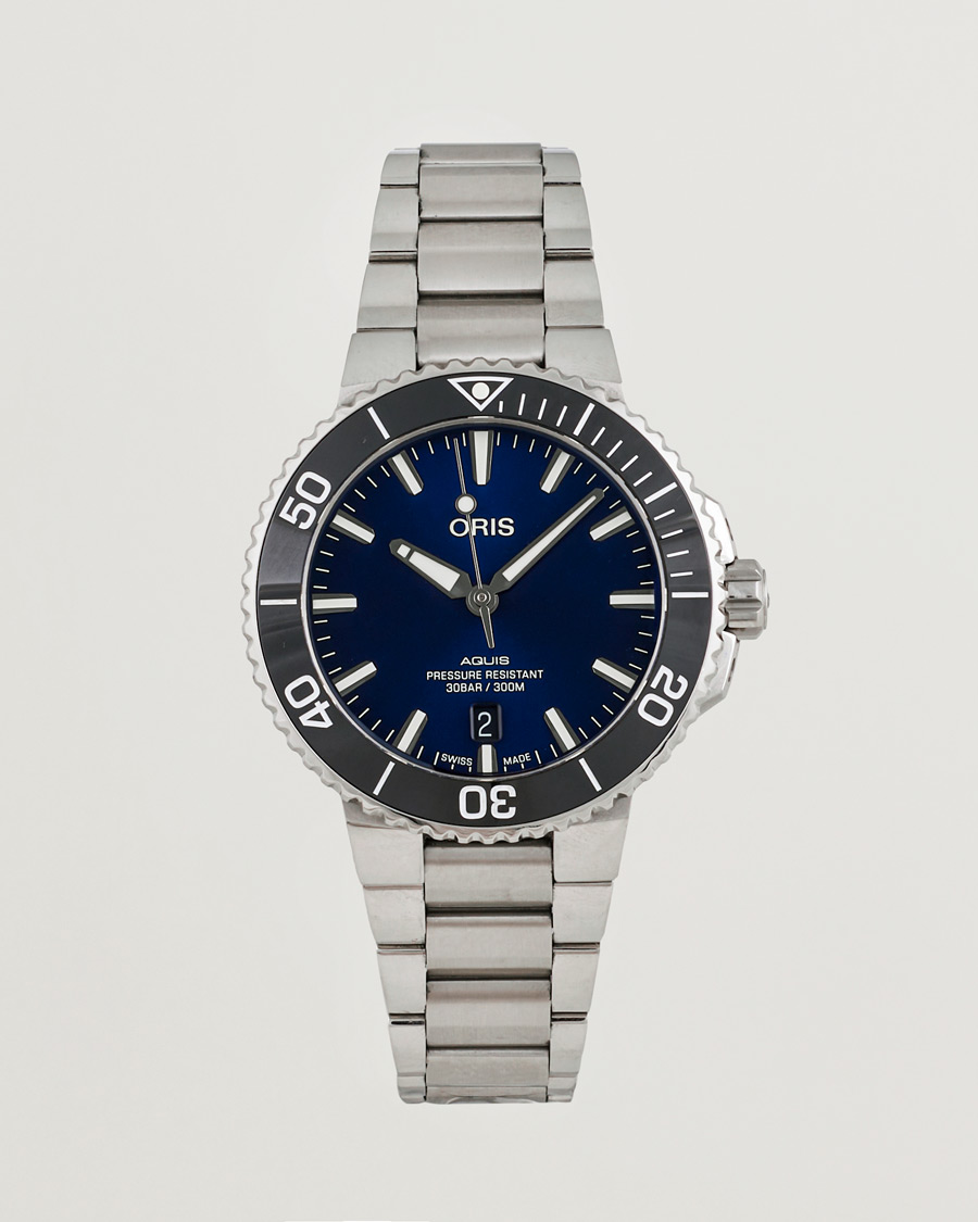 Herren | Oris Pre-Owned Aquis Date Blue | Oris Pre-Owned | Aquis Date Blue