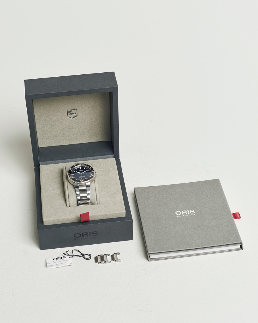 Herren | Oris Pre-Owned Aquis Date Blue | Oris Pre-Owned | Aquis Date Blue