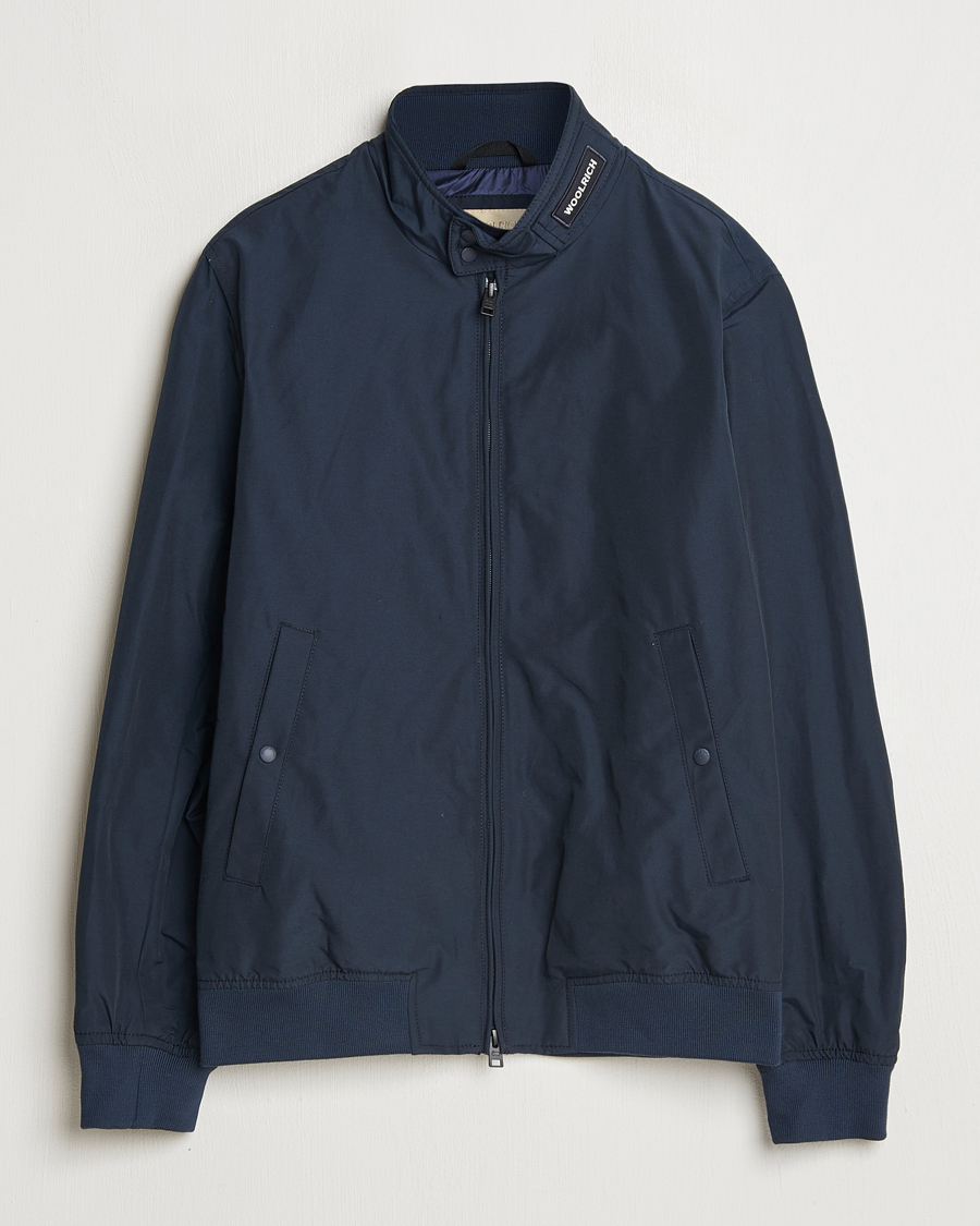 Herren | Jacken | Woolrich | Cruiser Bomber Jacket Melton Blue