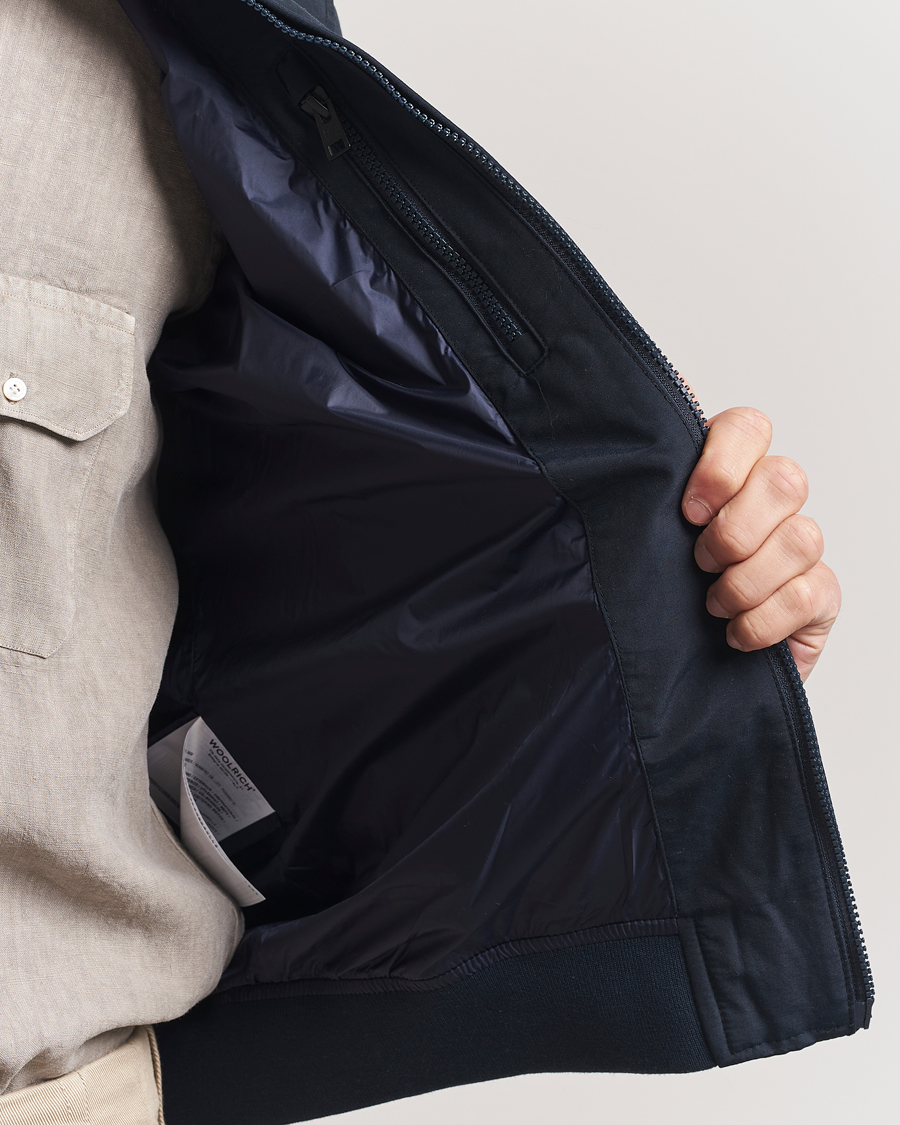 Herren | Jacken | Woolrich | Cruiser Bomber Jacket Melton Blue