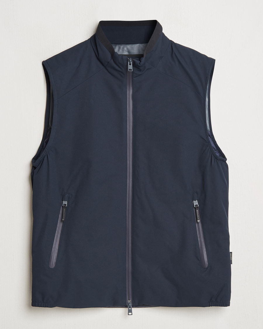Herren | Jacken | Woolrich | Sailing Two Layer Vest Melton Blue