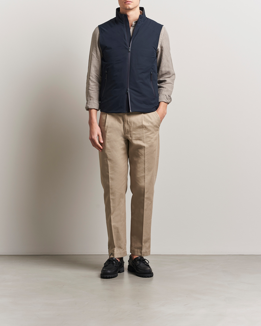 Herren | Jacken | Woolrich | Sailing Two Layer Vest Melton Blue