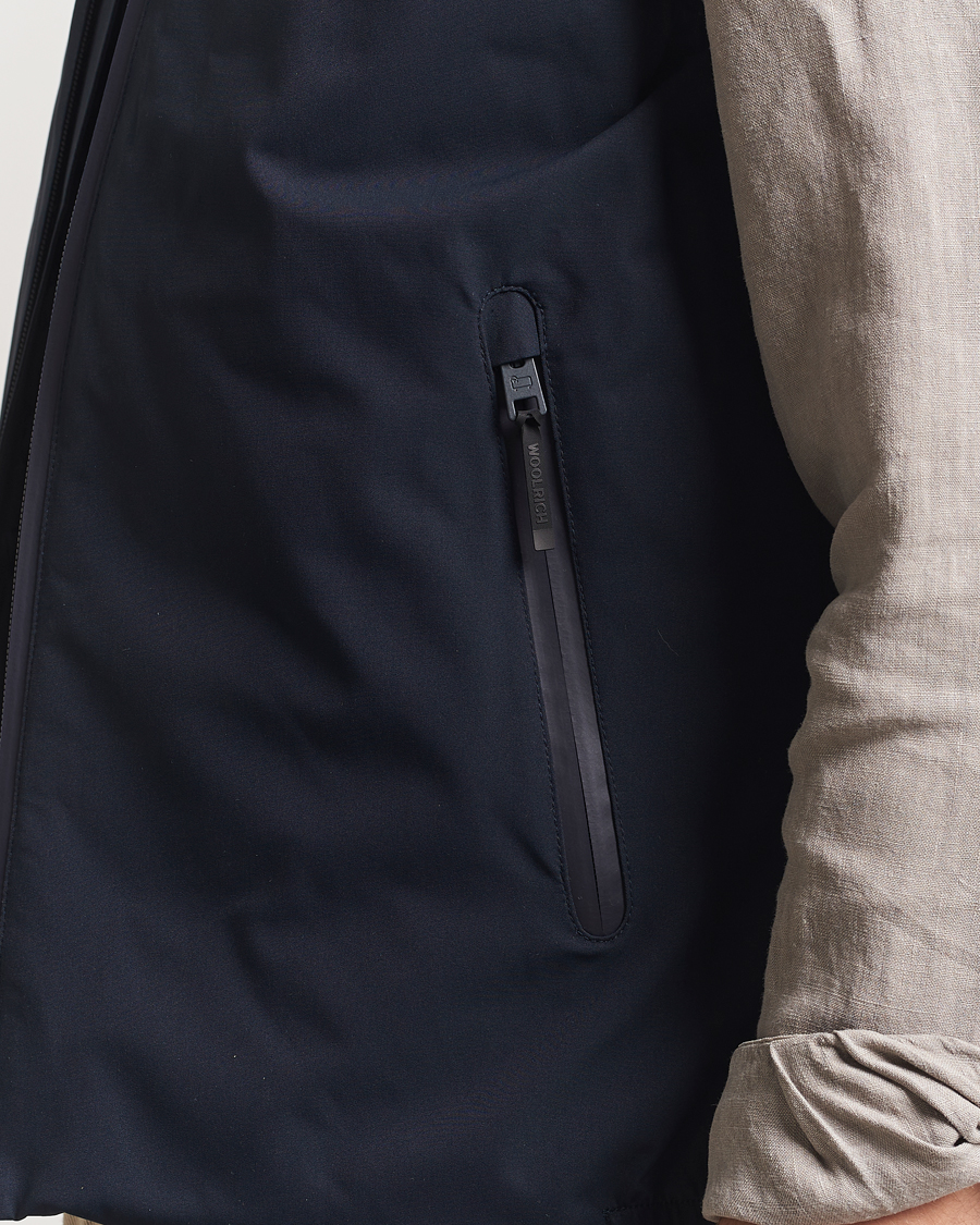 Herren | Jacken | Woolrich | Sailing Two Layer Vest Melton Blue