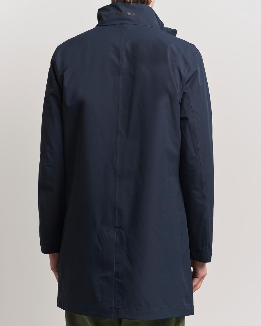 Herren | Jacken | Woolrich | Two Layer 2 in 1 Carcoat Melton Blue