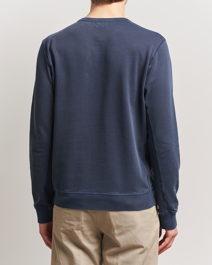 Herren | Pullover | Woolrich | Garment Dyed Crewneck Dream Blue