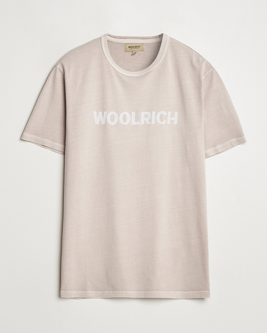 Herren | T-Shirts | Woolrich | Light Garment Dyed T-Shirt Dove
