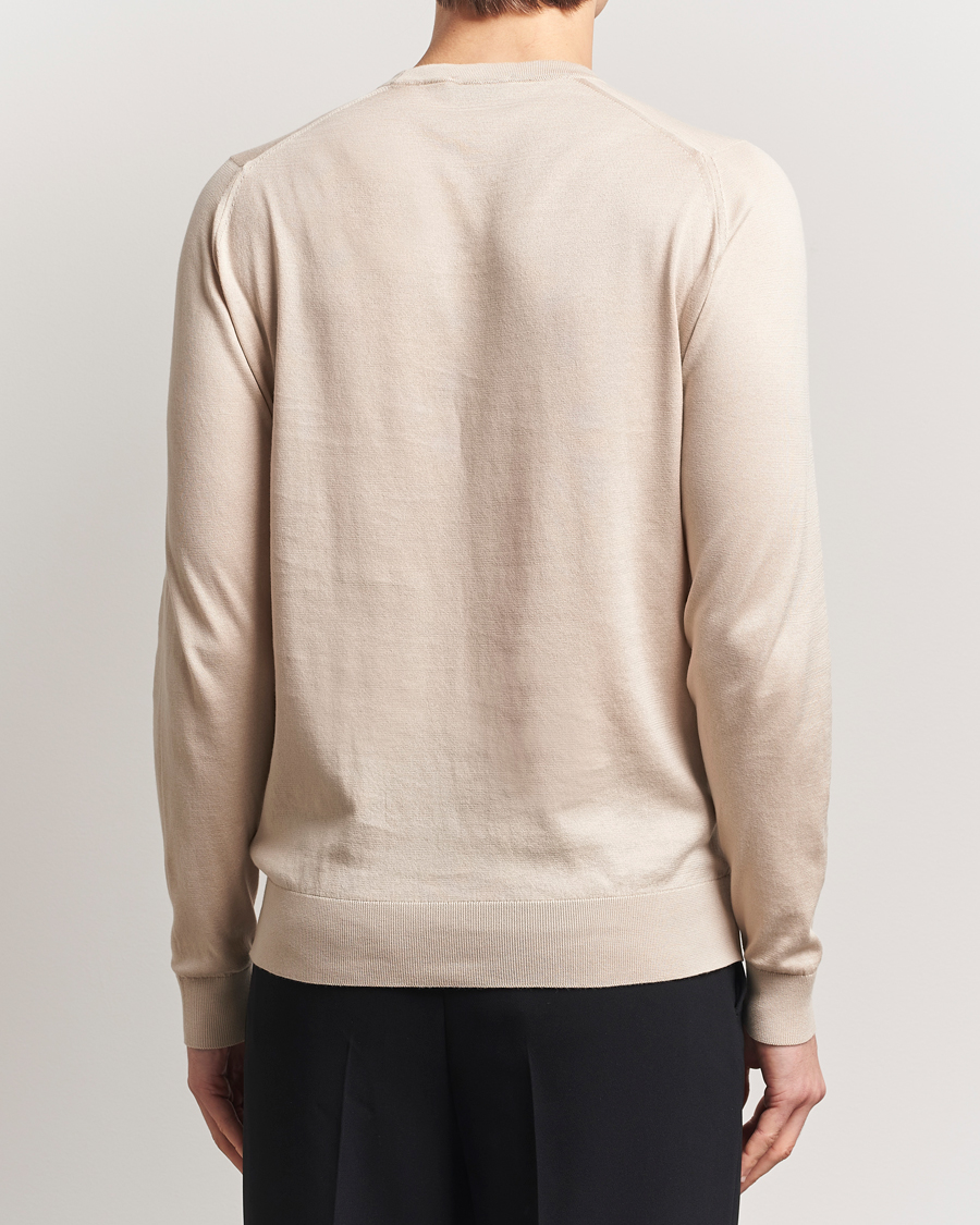 Herren | Pullover | John Smedley | Rowland Sea Island Crew Neck Pullover Almond