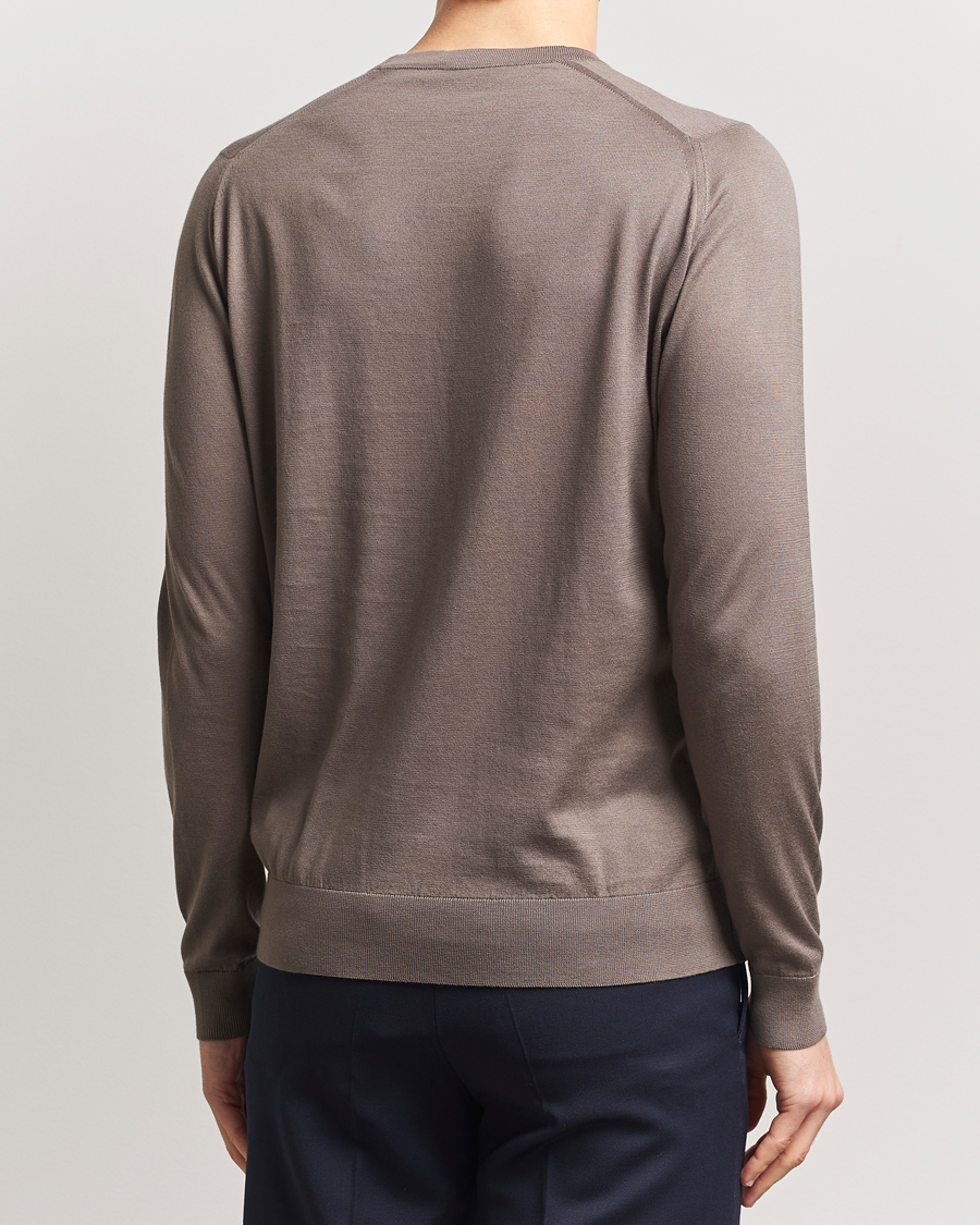 Herren | Pullover | John Smedley | Rowland Sea Island Crew Neck Pullover Beige Musk
