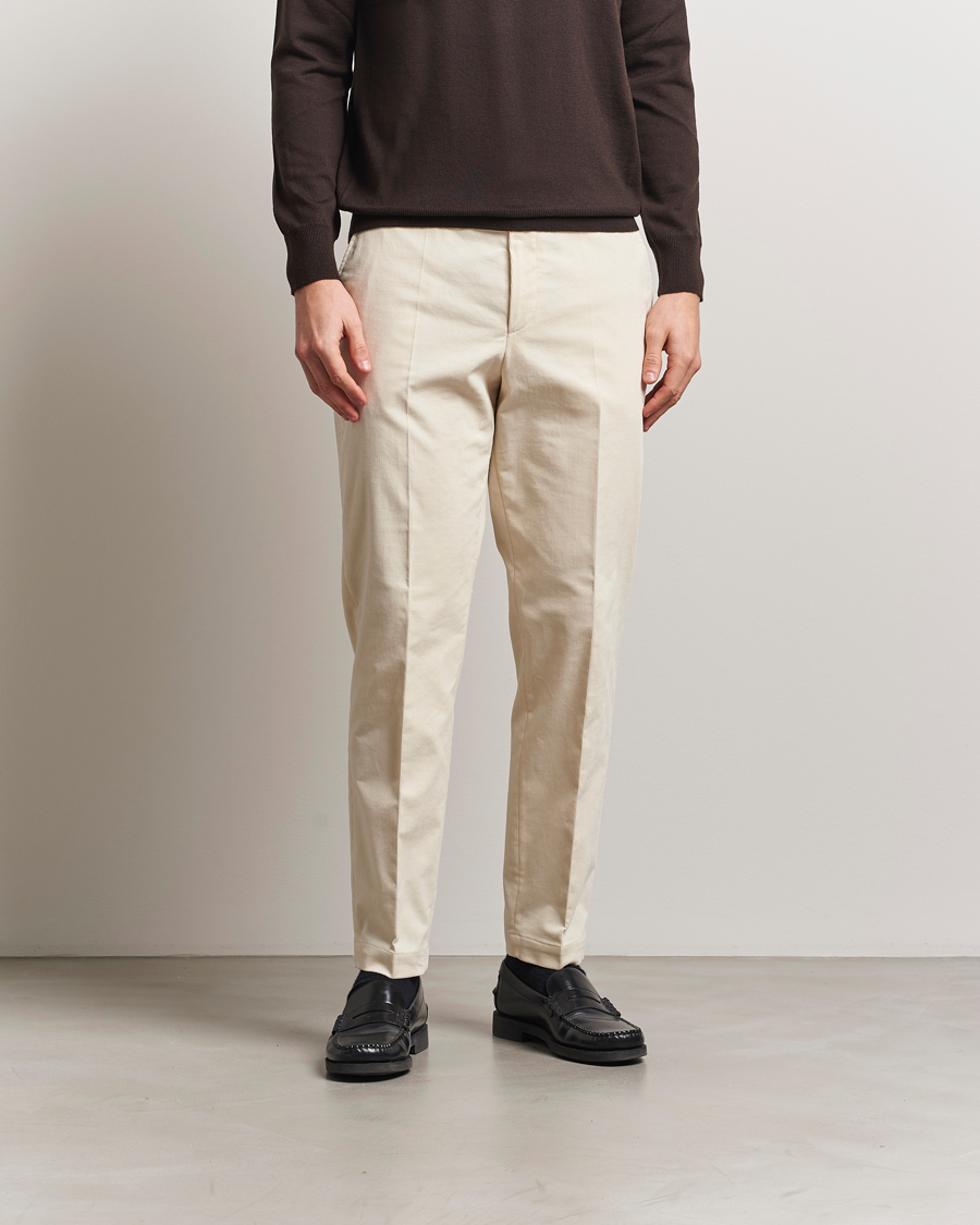 Herren | Hosen | BOSS BLACK | Perin Spring Cord Trousers Open White