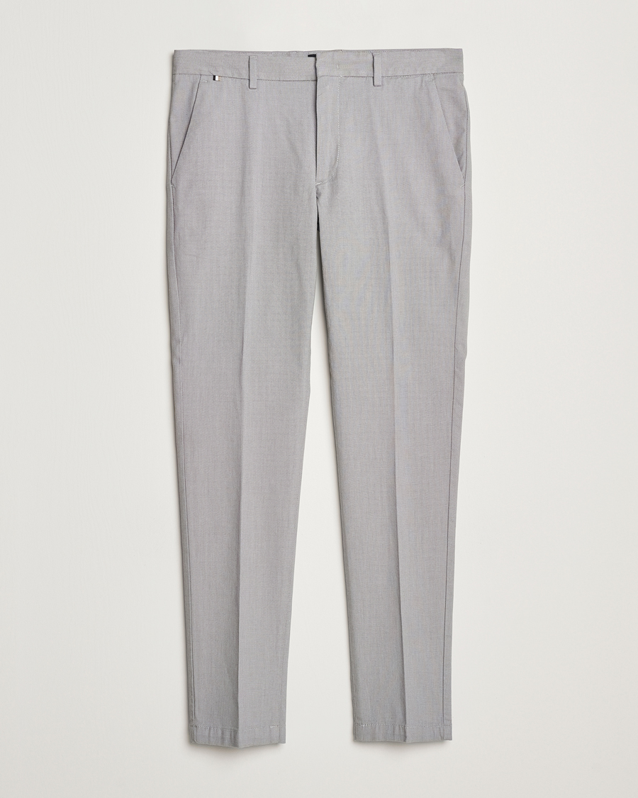 Herren | Hosen | BOSS BLACK | Kaito Structured Cotton Pants Dark Grey