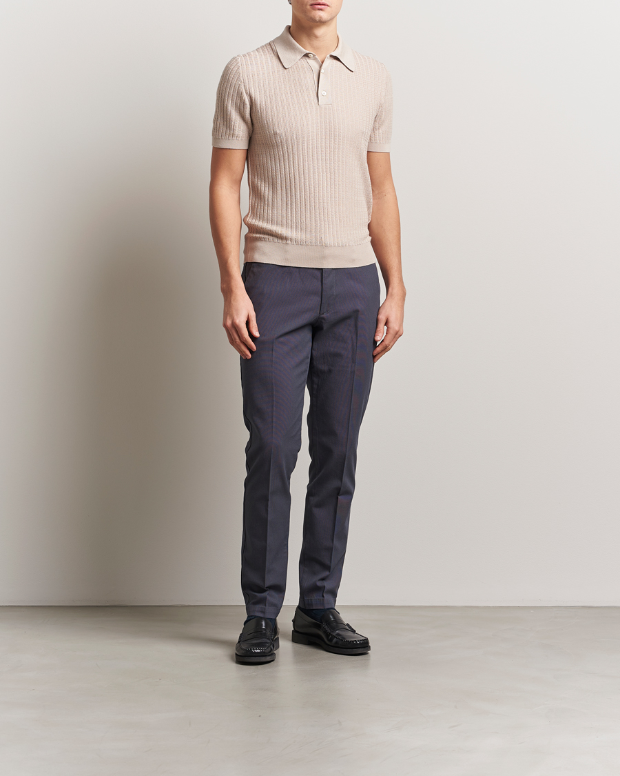 Herren | Hosen | BOSS BLACK | Kaito Structured Cotton Pants Dark Blue