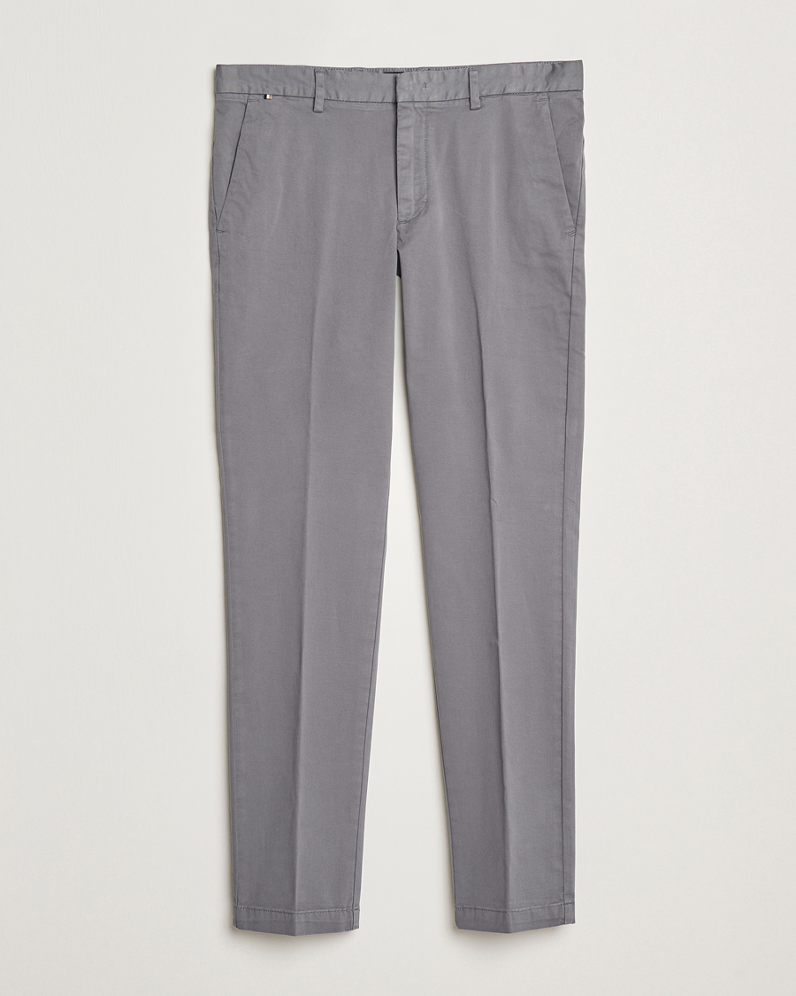 Herren | Hosen | BOSS BLACK | Kaito1 Cotton Chinos Dark Grey