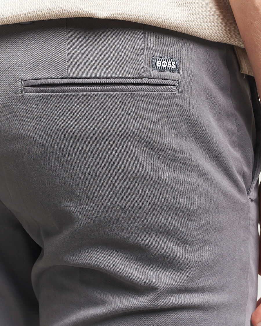 Herren | Hosen | BOSS BLACK | Kaito1 Cotton Chinos Dark Grey