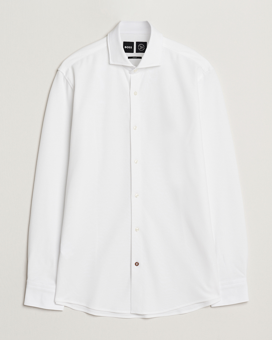 Herren | Hemden | BOSS BLACK | Hank Structured Shirt White