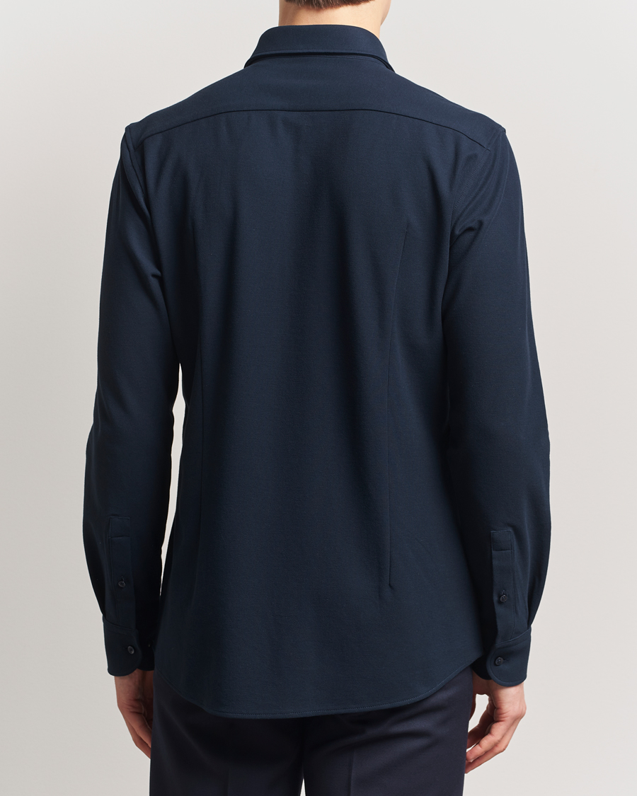 Herren | Hemden | BOSS BLACK | Hank Structured Shirt Dark Blue