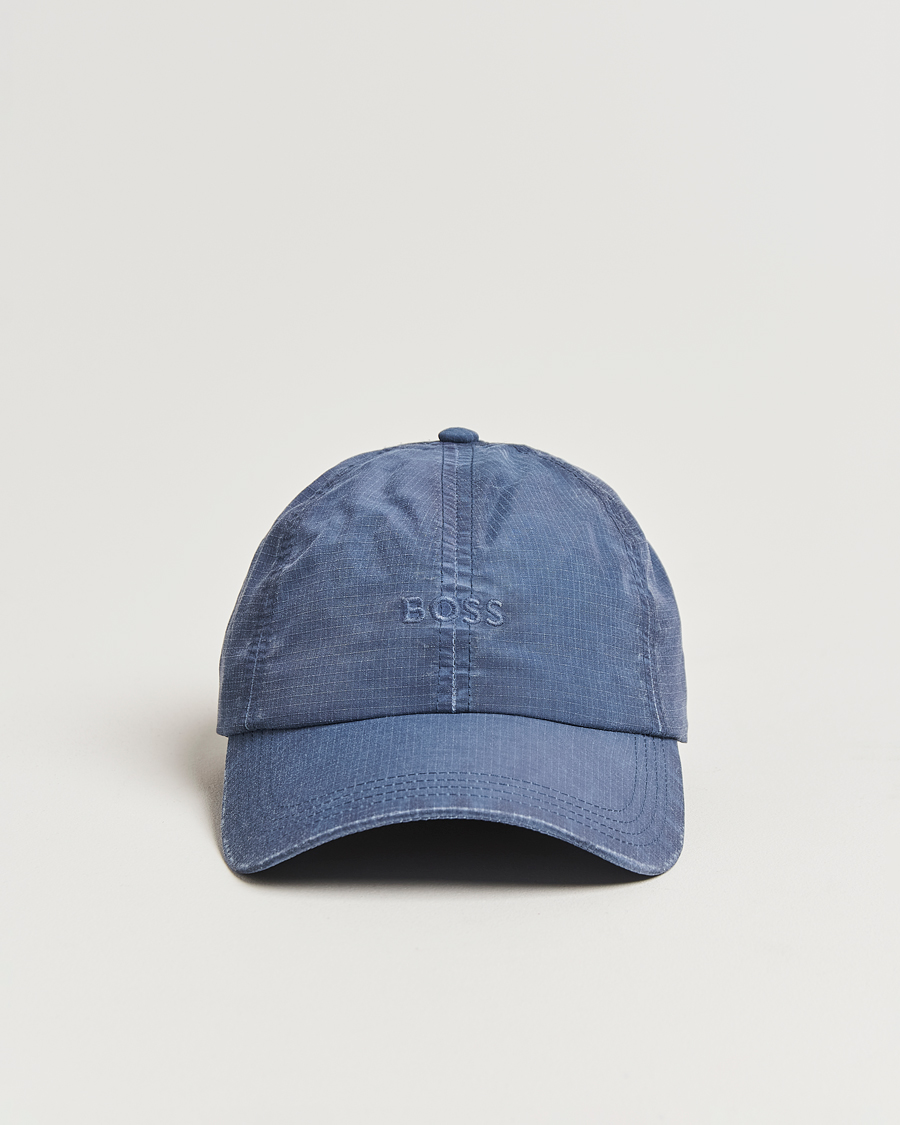 Herren | BOSS ORANGE Derrel Washed Logo Cap Dark Blue | BOSS ORANGE | Derrel Washed Logo Cap Dark Blue