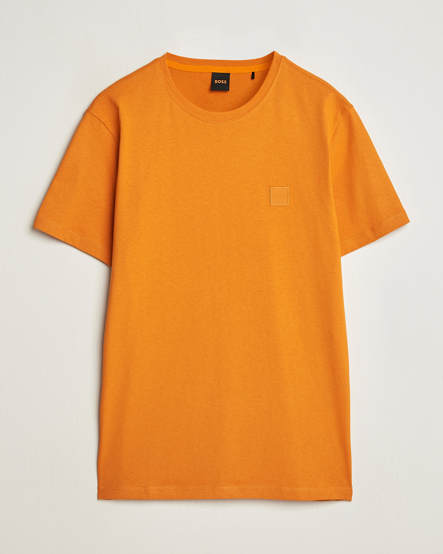 Herren | T-Shirts | BOSS ORANGE | Tales Logo Crew Neck T-Shirt Open Orange