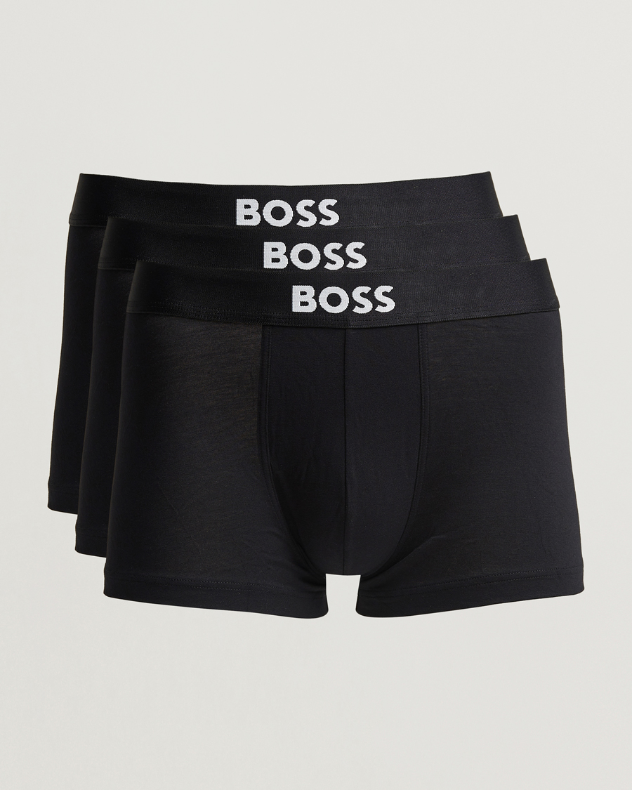 Herren | Unterwäsche | BOSS BLACK | 3-Pack D.Beckham Trunk Black