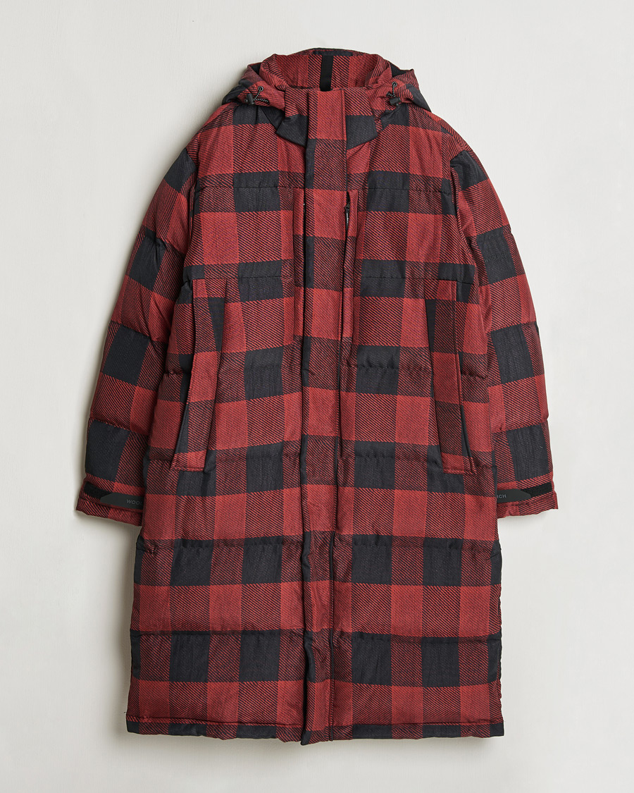 Herren | Jacken | Woolrich | Quilted Check Parka by Todd Snyder Red/Black