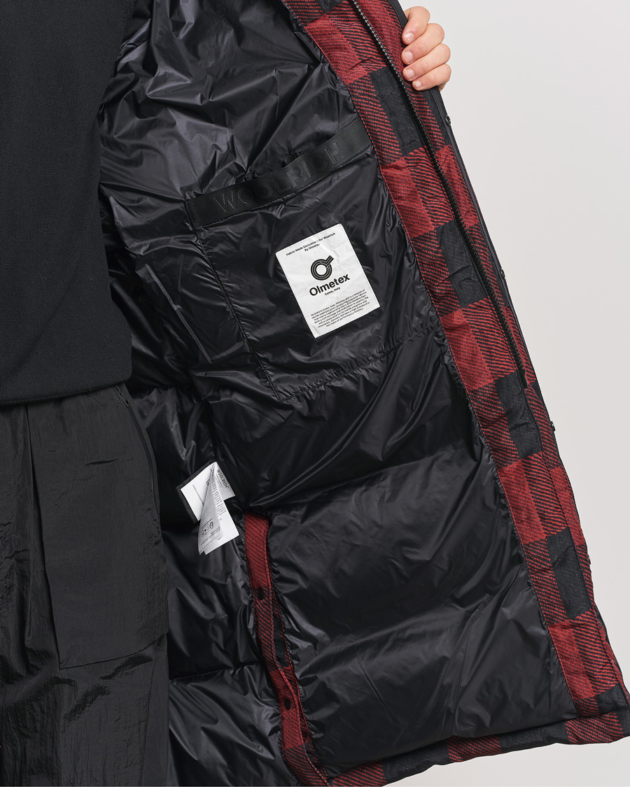 Herren | Jacken | Woolrich | Quilted Check Parka by Todd Snyder Red/Black