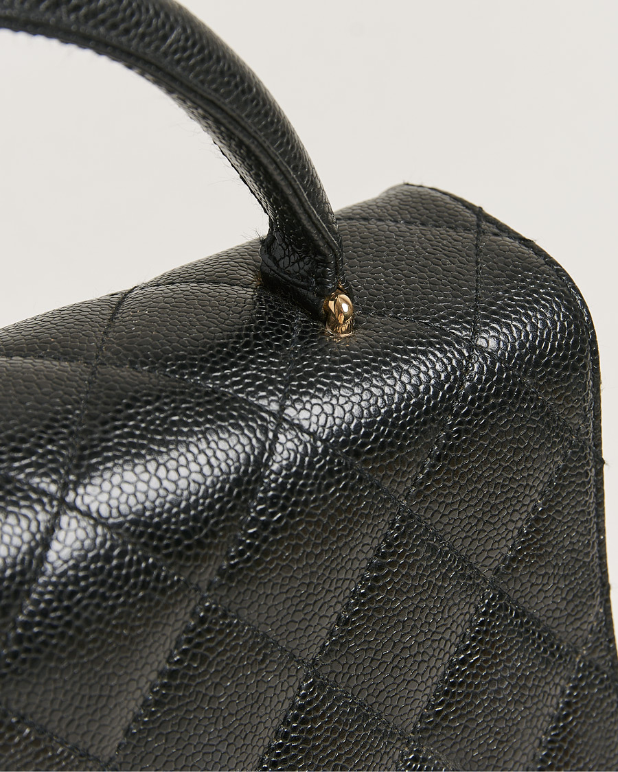 Herren | Chanel Pre-Owned Kelly Top Handle Bag Black Caviar | Chanel Pre-Owned | Kelly Top Handle Bag Black Caviar