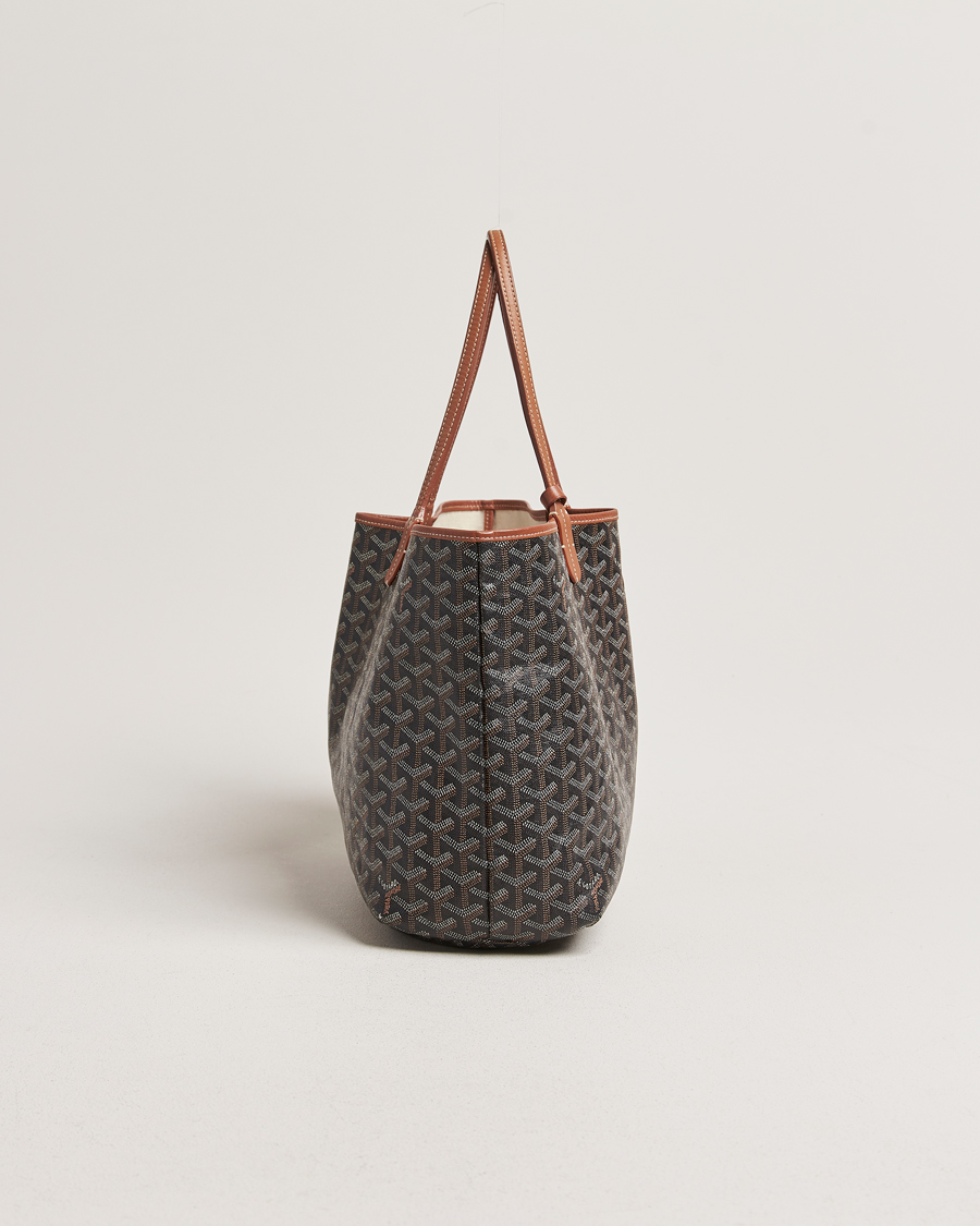 Herren | Goyard Pre-Owned Saint Louis PM Coated Canvas Tote Bag Brown | Goyard Pre-Owned | Saint Louis PM Coated Canvas Tote Bag Brown