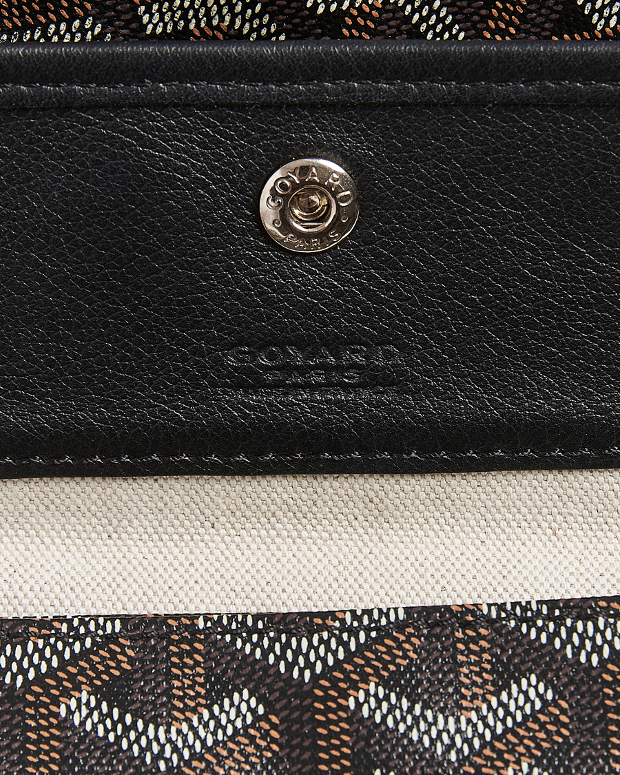 Herren | Goyard Pre-Owned Saint Louis PM Coated Canvas Tote Bag Black | Goyard Pre-Owned | Saint Louis PM Coated Canvas Tote Bag Black