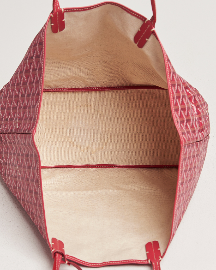 Herren | Goyard Pre-Owned Saint Louis PM Coated Canvas Tote Bag Pink | Goyard Pre-Owned | Saint Louis PM Coated Canvas Tote Bag Pink