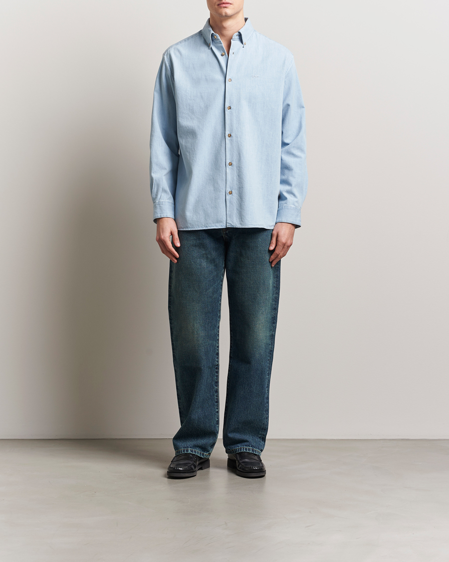 Herren | Hemden | A.P.C. | Mathias Denim Shirt Pale Blue